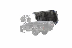 Boat rack – tilting style gas strut assisted